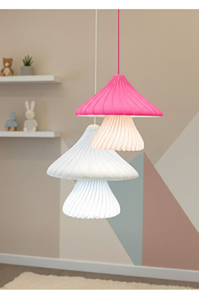 Rekatech Mantar Tasarımlı 2 'li Çocuk Odası Avizesi - Çocuk ve Bebek Odası -M...