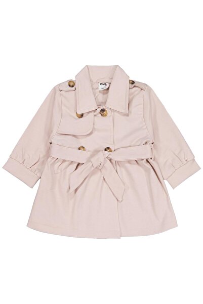 Civil Baby Kuşaklı Trençkot 6-18 Ay Ceket - Bej 6-9 Ay