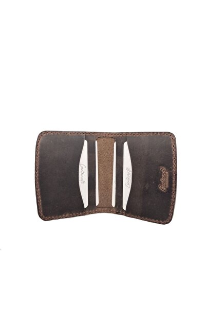 GENTE Gentecraft Hand Sewing Unisex Genuine Leather Wallet - Timeless Saddle ...