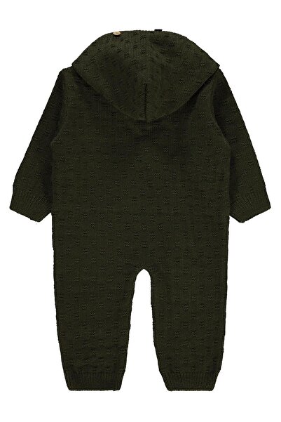 Civil Baby بذلة للأطفال من 6-18 شهرًا مع فتحات جانبية وتفاصيل شريطية - لون كا...