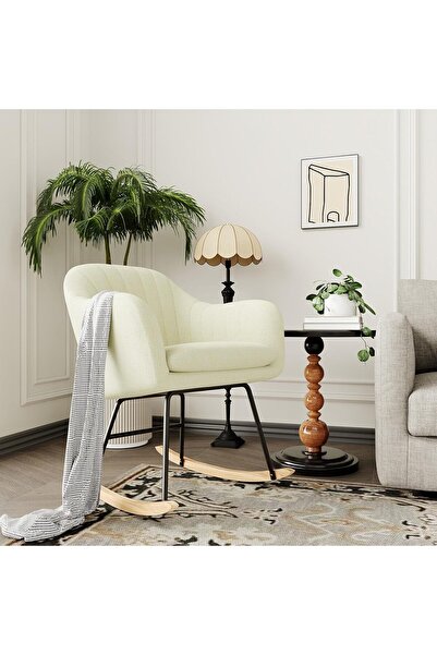 Garvee كرسي هزاز، أريكة هزازة، وسادة مريحة لطيفة على البشرة، هيكل متين، سعة و...