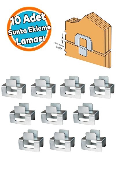 NZB H Tipi Sunta Ekleme Laması Kontrplak Bağlama Sabitleme Ahşap Kaplama Meta...