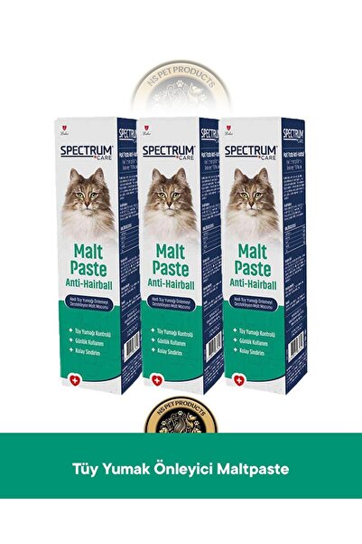 Spectrum Care Anti Hairball - Tüy Yumağı Önleyici Kedi Malt Paste - Kedi Malt...