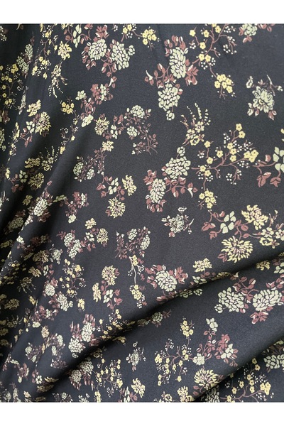 Butik gri sarı viskon kumaş 150cm çift en