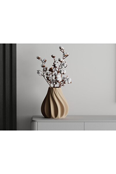 Sani διακοσμητικό βάζο, Sofia 129 x 129 x 140 mm, Άμμος-Ματ