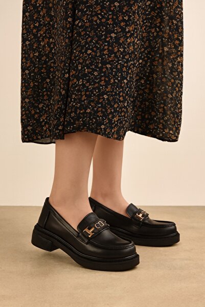Peta Loafer pentru femei cu detaliu cu cataramă