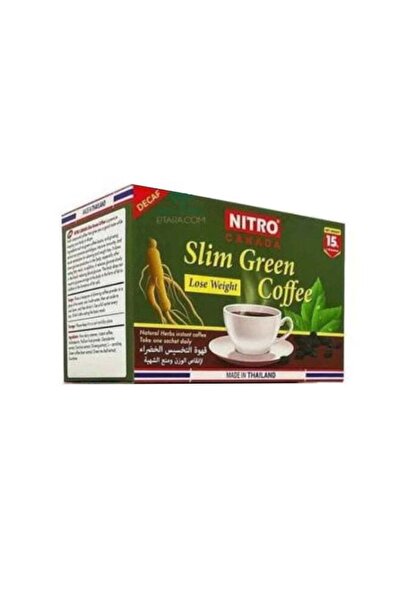NITRO CANADA Slim Green Coffee Lose Weight 15g X12 Sachets