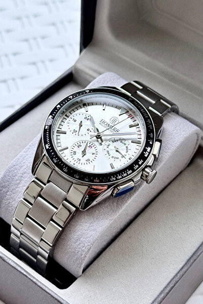 Homies Men's Wristwatch Silver Color with Original Gift Box and Bracelet Gift...
