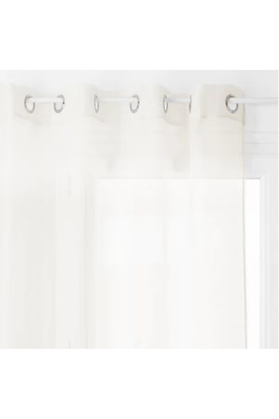 Atmosphera Moly Atmosphera voile curtain, 135 x 240 cm, Polyester, Ivory color