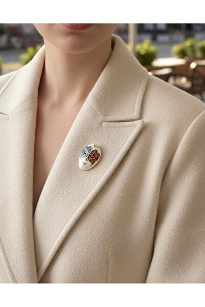 Vira Rise Venedik Maskesi Broş Yaka İğnesi