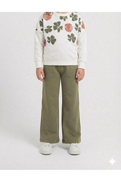 Little Star Çiçek Desenli Kız Çocuk Eşofman Takımı