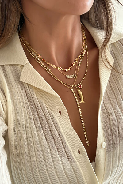 Mute Jewelry 925 Ayar Gümüş Balık Charm Kolye