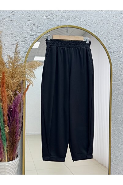 MİHRA STORE Genova Shalwar Tracksuit-Zi̇3103 Black