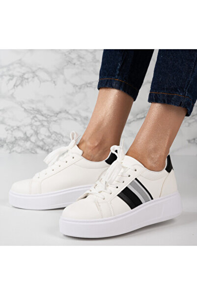 Sofia Store Sneakersi dama din piele ecologica cu Ema