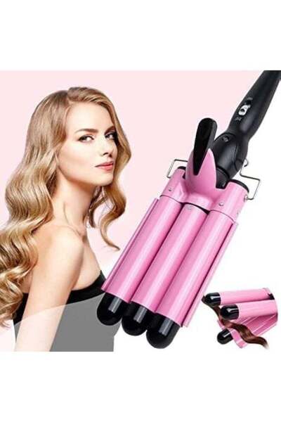 ELTRAZONE Triple Barrel Curling Iron: 1-Inch Hair Waver for Gorgeous Mermaid ...