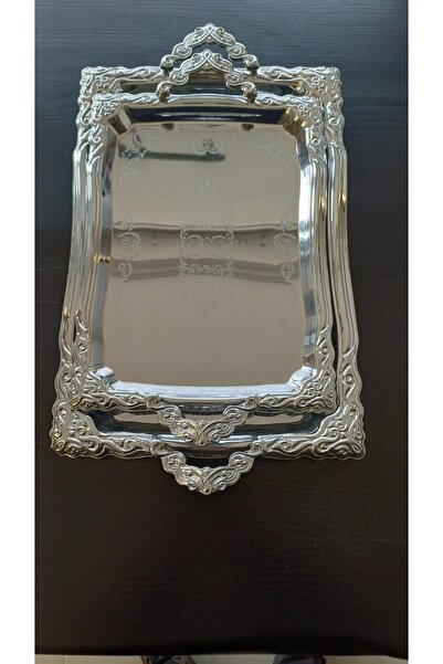 EVKURAN 2 Lİ LÜX TEPSİ SETİ [25*34 VE 30*43 ]