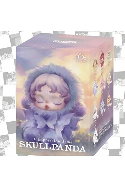 FAMEMUS ACCESSORY Skull Panda Süpriz Kutu ve Poşetinde Peluş Oyuncak model ka...