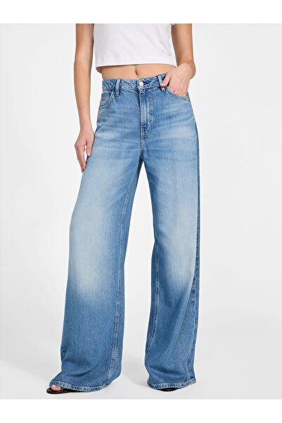 Guess Bellflower Kadın Relaxed Fit Jean
