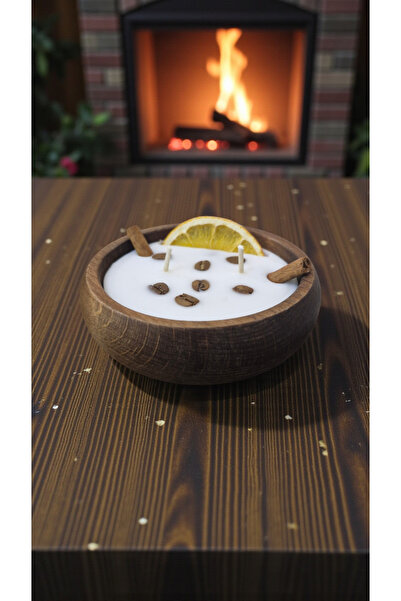 COCOS CANDLES Aromaterapi Lavanta Esanslı Doğal Soya Mum (12 cm) – Portakal, ...