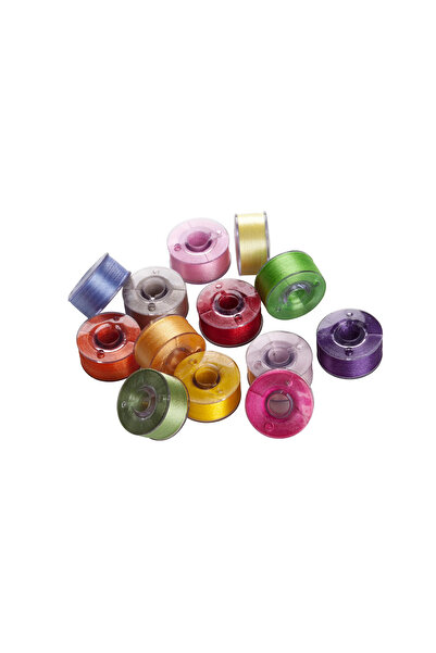 Simthread Set of 26 Pre-Woven Embroidery Thread Spools, 60WT, Size A / Class ...