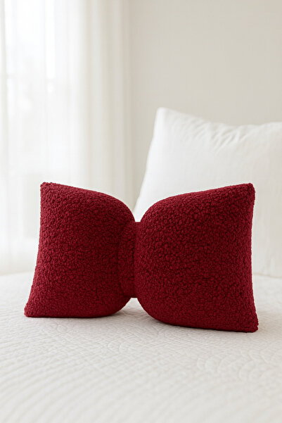 EYPRICH وسادة/مخدة تيدي بتصميم فيونكة مزخرفة