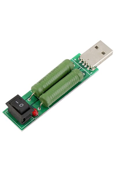 Tograt Usb 5v 1a/2a Voltaj Deşarj Direnci Yük Test Cihazı - Ayarlanabilir Ana...