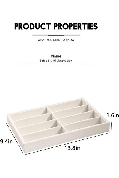 Generic Velvet Glasses Tray