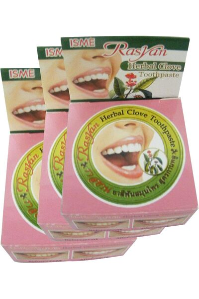 RASYAN 12 Pack X Isme Herbal Clove Toothpaste