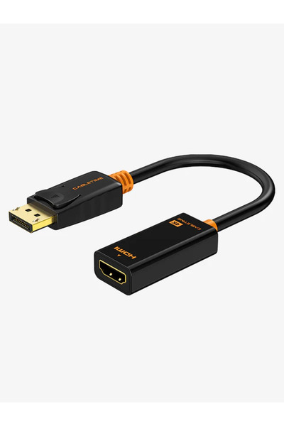 Cabletime DisplayPort To HDMI Adapter , Support Full HD (1920*1080p)/60HZ, BL...