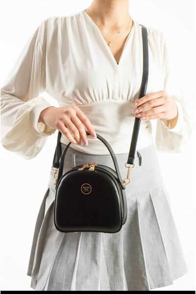 H&D COLLECTİON 3 Compartment Small Size Women's Hand and Shoulder Bag