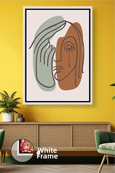 KOSS Dijital Pictură pe pânză înrămată, care oferă echilibru artistic boho cu...