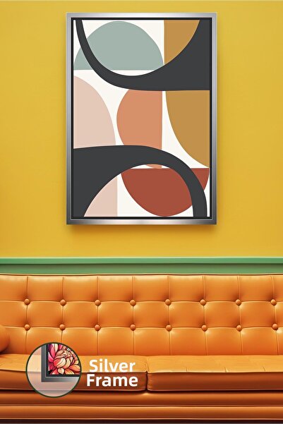 KOSS Dijital Αφηρημένη γεωμετρική ζωγραφική σε καμβά Μοντέρνα διακόσμηση τοίχ...