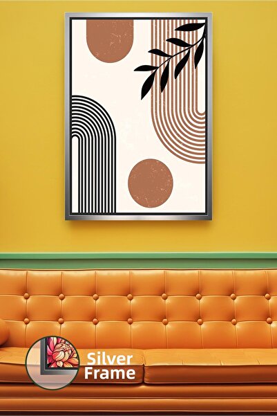 KOSS Dijital Μποέμικο αφηρημένο μοτίβο γραμμών με μοντέρνο ρετρό στυλ, μίνιμα...