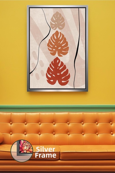 KOSS Dijital Pictură pe pânză înrămată, care oferă echilibru natural boem, cu...