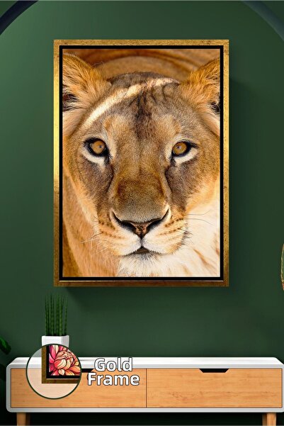 KOSS Dijital Πίνακας θηλυκού λιονταριού σε κοντό μεγέθη Διακόσμηση τοίχου με ...