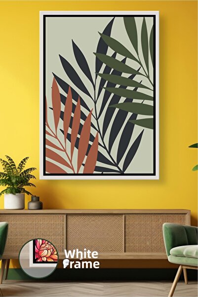 KOSS Dijital Boho κομψός καμβάς επιτραπέζιος πίνακας με κορνίζα με μποέμικη σ...