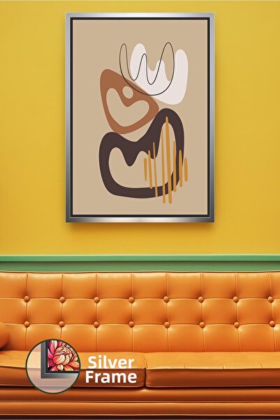 KOSS Dijital Pictură pe pânză înrămată, care oferă o armonie boemă simplă, cu...