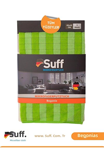 Suff بيجونية قماش تنظيف الأسطح مع شريط 40x40 |   قطعة قماش للتنظيف متعددة الأ...