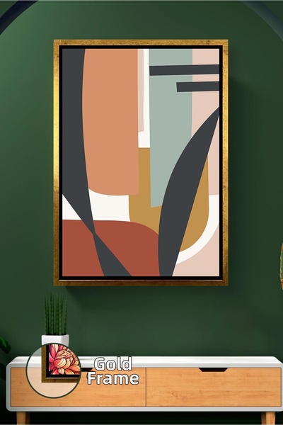 KOSS Dijital Αφηρημένη γεωμετρική ζωγραφική σε καμβά Μοντέρνα διακόσμηση τοίχ...