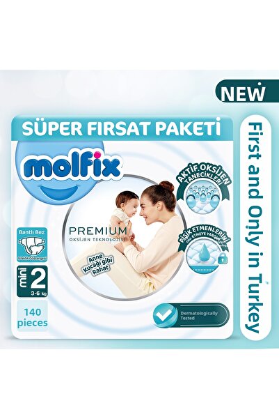 Molfix Premium Super Deal Package 2 Sizes 140 Pieces