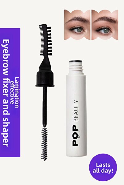POP Beauty Eyebrow Stabilizer and Styling, Eyebrow Brush, Comb and Stabilizer...
