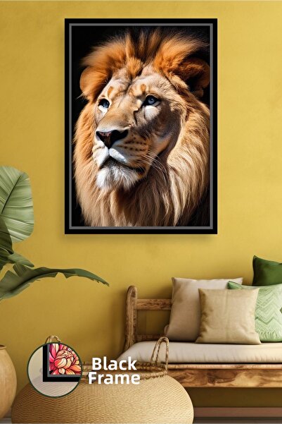 KOSS Dijital Ζωγραφική τοίχου με λιοντάρια Ζωγραφική σε καμβά με θέμα τα φυσι...