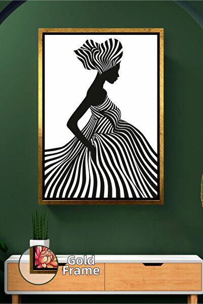 KOSS Dijital Pictură pe pânză înrămată în stil de artă minimalistă abstractă,...