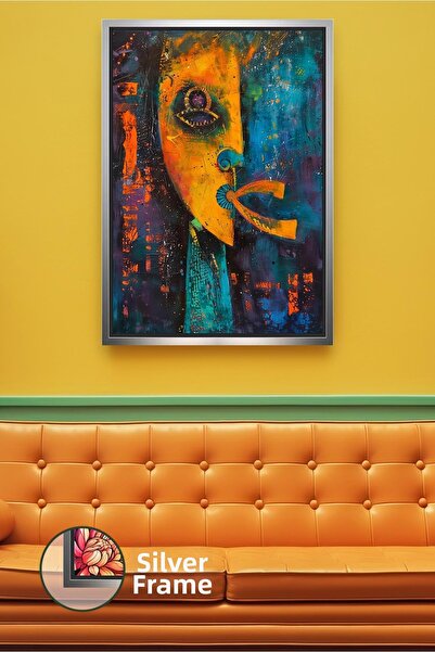 KOSS Dijital Pictură în stil african cu figură feminină, cu tematică de cultu...