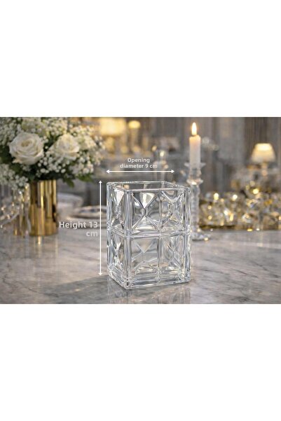decovien Modern Design Glass Vase, Flower and Decorative Displays