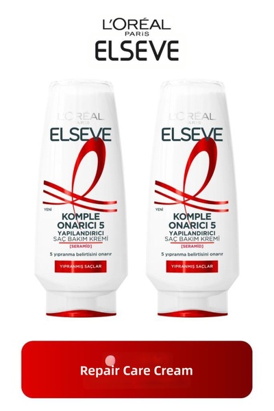 ELSEVE Cremă structurantă pentru îngrijirea părului Complete Repair 5, pachet...