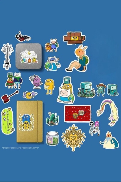 Major Selection Adventure Time Pack / Bullet Journal Notebook Sticker Agenda Laptop Sticker