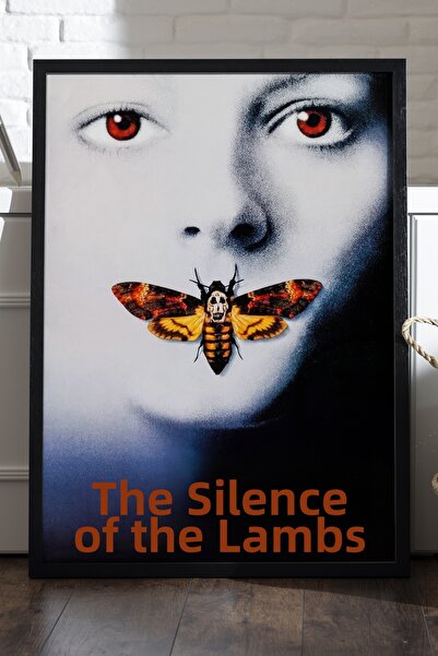 Duvarda Η Σιωπηλότητα των Αρνιών Αφίσα με Μαύρο Ξύλινο Πλαίσιο, Διακοσμητική ...