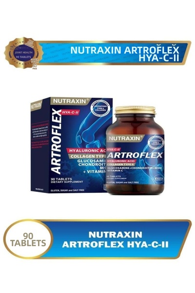 Nutraxin Artroflex Hya-C-Ii 90 Tablets + Facial Cleanser 100ml Gift