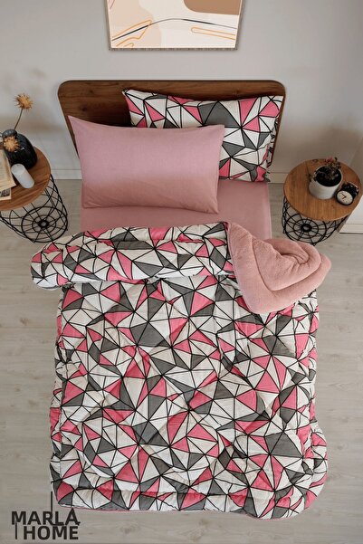 MARLA HOME Single Geometric Patterned Sleeping Set